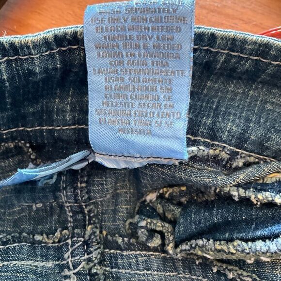 Extreme Denim Miniskirt with FauxLeather Details, 7. Altgirl, egirl, rocker - Picture 7 of 8